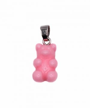 Teddybear Silver Pink