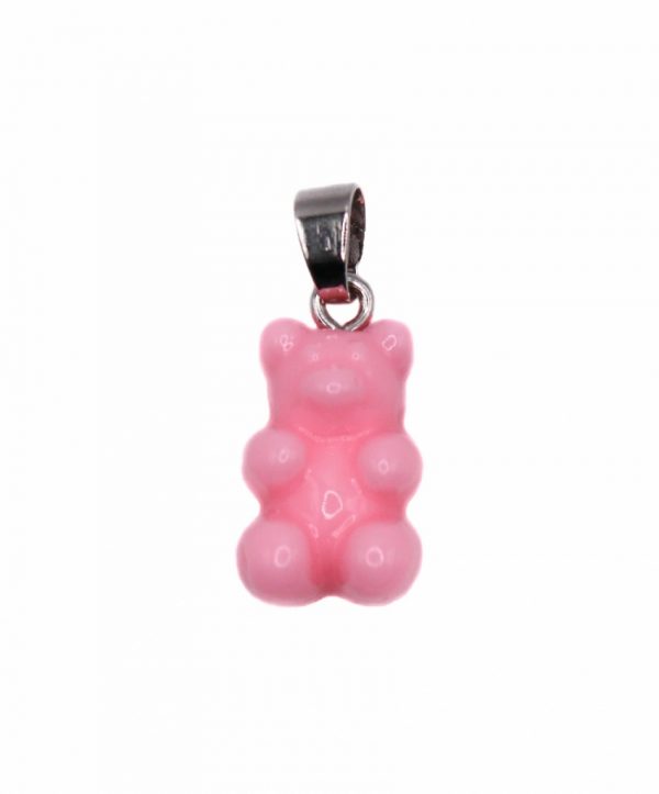 Teddybear Silver Pink