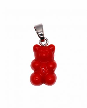 Teddybear Silver Strong Red