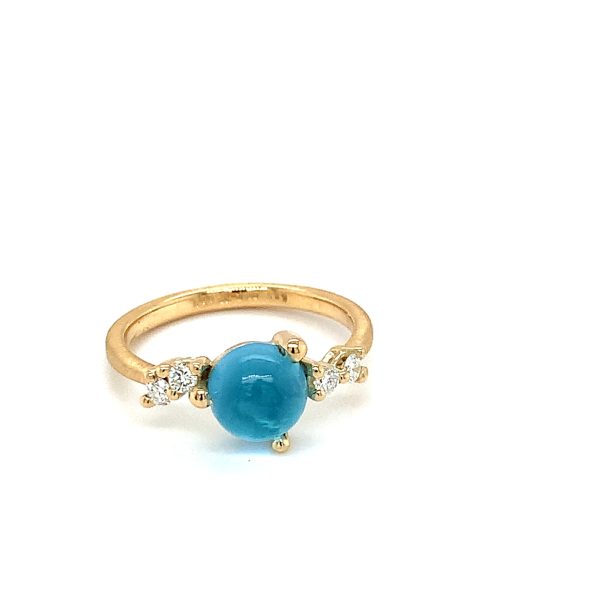 Stellini ring blå topaz