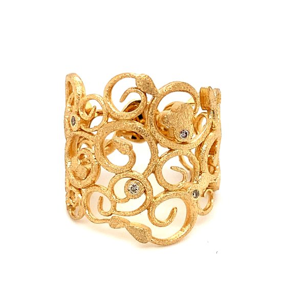 Grace ring forgylt sølv - Bilde 2