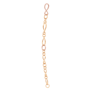 Armlenke Love "Small" Satinert 18K gull