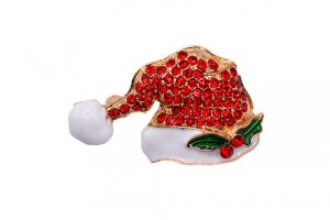 Santa Hat brooch