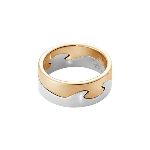 FUSION todelt ring hvitt- og rose´gull - Bilde 2