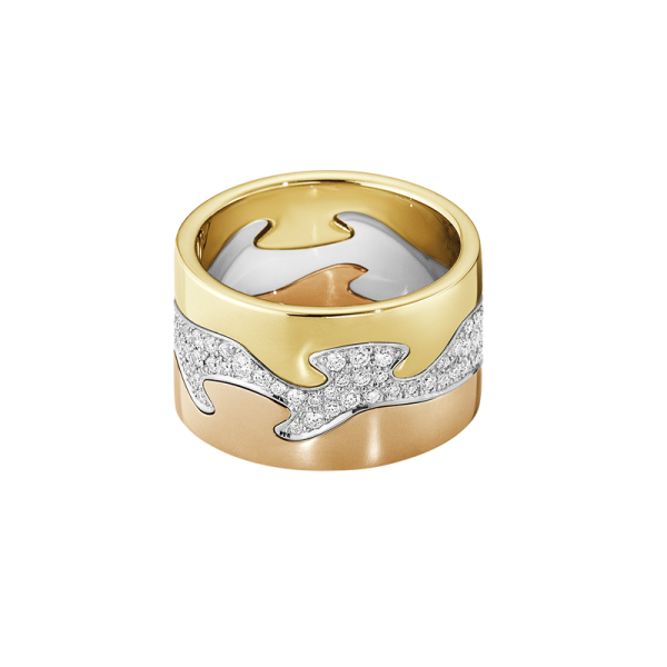 FUSION 3-delt ring m/ diamanter - Bilde 4