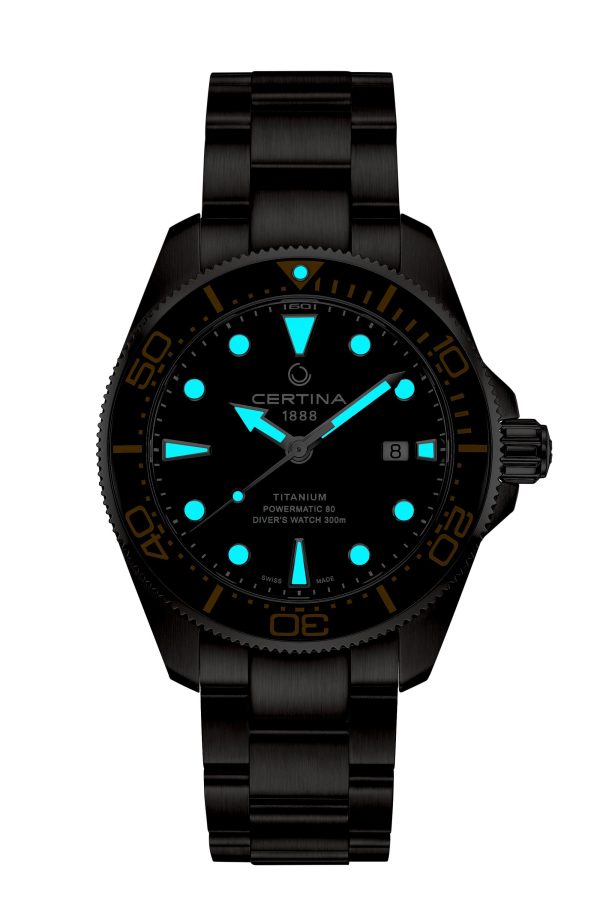 Certina DS Action Diver 43 Titan - Svart - Bilde 5