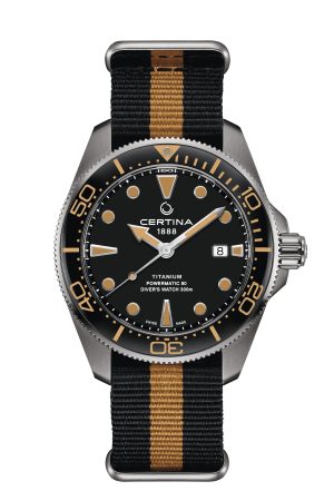 Certina DS Action Diver 43 Titan -Svart m/ natorem