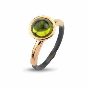 Victoria Rose Peridot ring