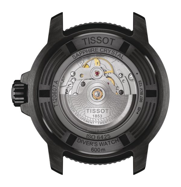 Tissot Seastar 2000 Proffesional -Svart PVD Blå - Bilde 4