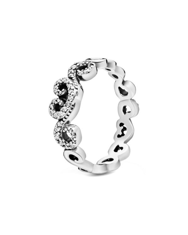 Pandora Heart Swirls Ring