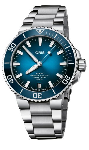 Aquis Date Caliber 400 Blå- 43,5mm