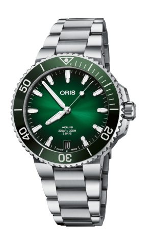 Aquis Date Caliber 400 Grønn- 41,5mm