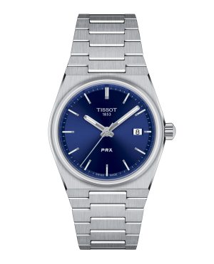 TISSOT PRX 35mm - Stål Blå Quartz