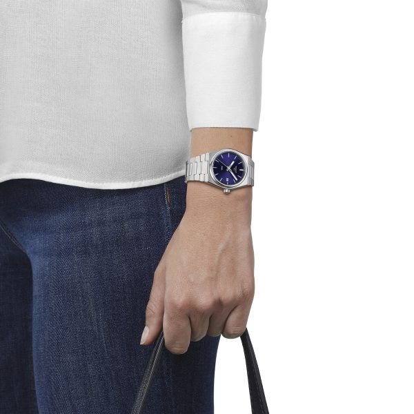 TISSOT PRX 35mm - Stål Blå Quartz - Bilde 3