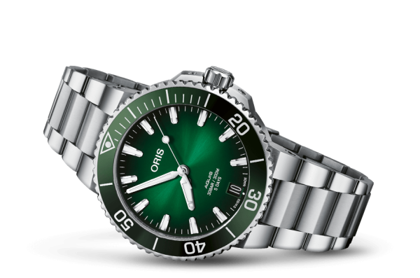 Aquis Date Caliber 400 Grønn- 41,5mm - Bilde 7