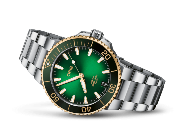 Aquis Date Caliber 400  Grønn- 41,5mm Bicolour - lenke - Bilde 3