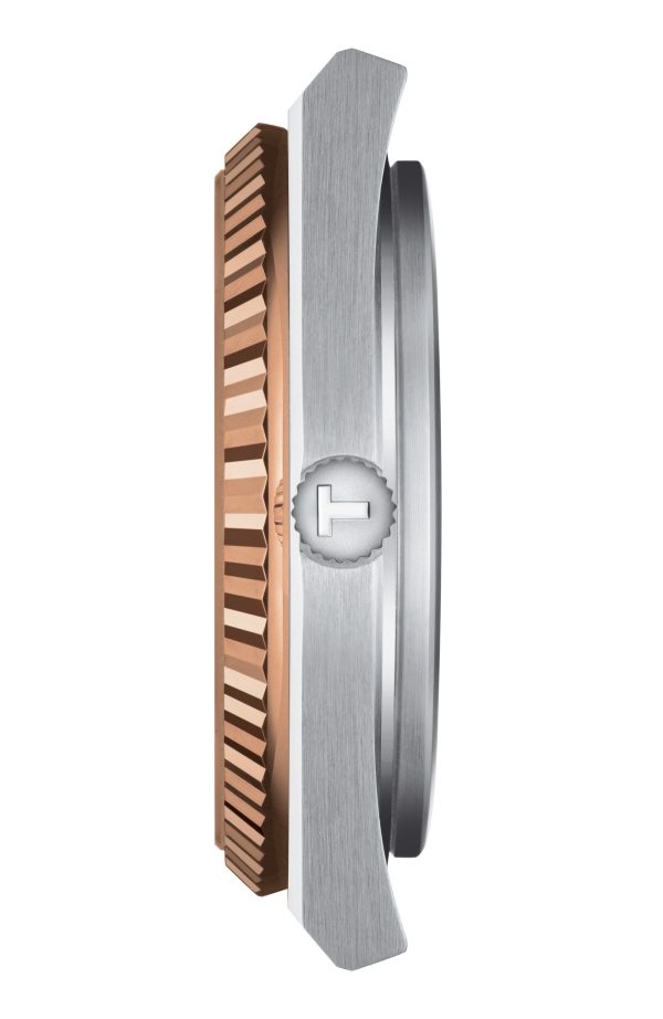 TISSOT PRX 40mm Stål-Gull Powermatic 80 Brun - Bilde 4
