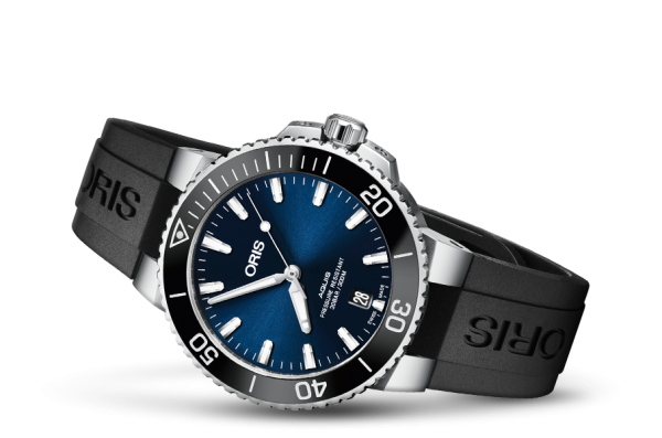 Aquis Date  -Blå 39,5mm Rem - Bilde 3