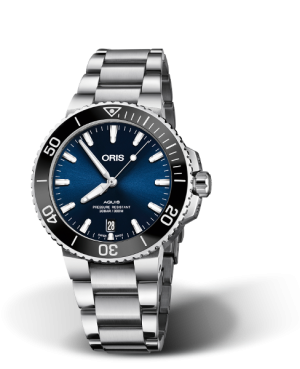 Aquis Date  -Blå 39,5mm