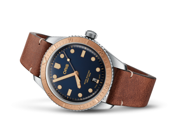 Divers Sixty five Stål-Bronse Blå 40mm Rem - Bilde 3