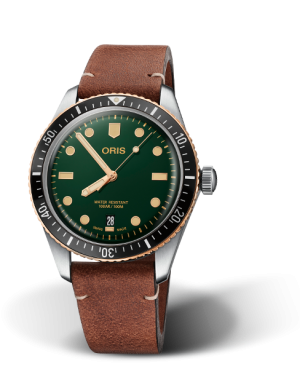 Divers  Sixty five Grønn - Bronse bezel Rem