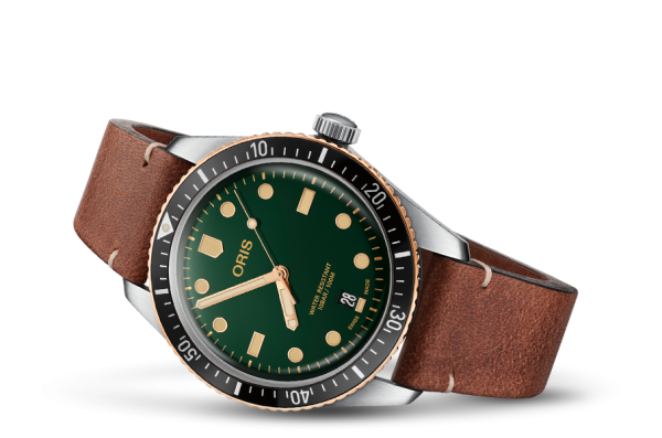 Divers  Sixty five Grønn - Bronse bezel Rem - Bilde 3