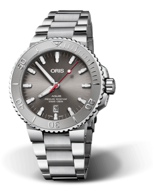 Aquis Date Relief Grå 43,5mm