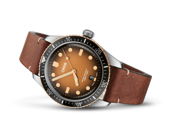 Divers Sixty five Stål-Bronse Brun 40mm Rem - Bilde 3