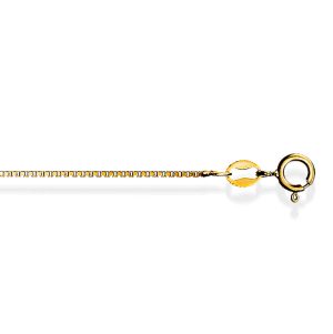 Anhengskjede Venezia  forgylt sølv 1mm/ 45cm