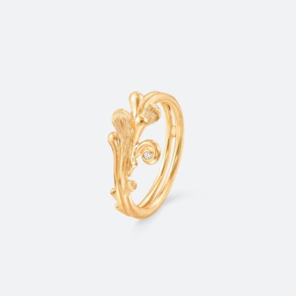 BoHo ring m/ diamant - Bilde 3