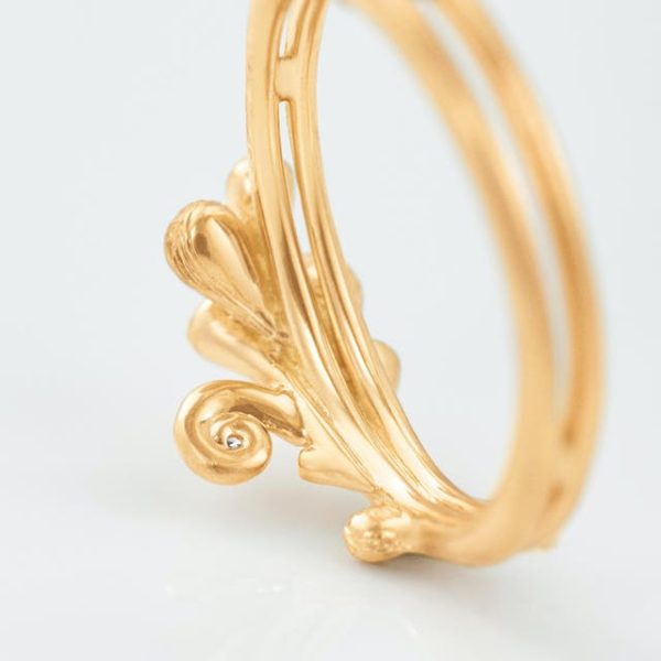 BoHo ring m/ diamant - Bilde 6