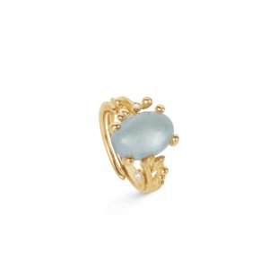 BoHo ring liten m/ akvamarin
