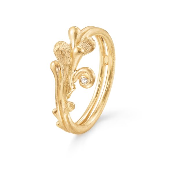 BoHo ring m/ diamant
