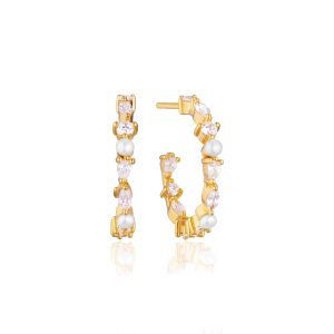 ADRIA Creolo Medio Earrings Gold plated