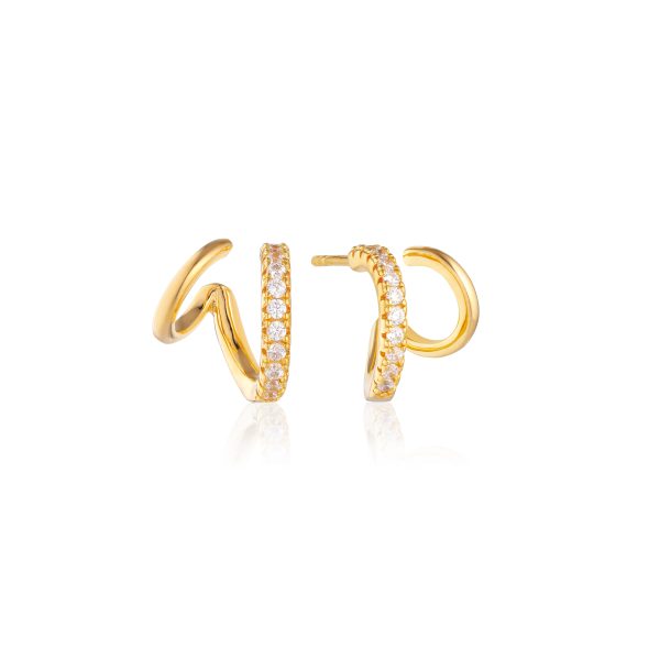 ELLERA Due Piccolo Earrings Gold plated