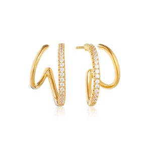 ELLERA Due Grande Earrings Gold plated