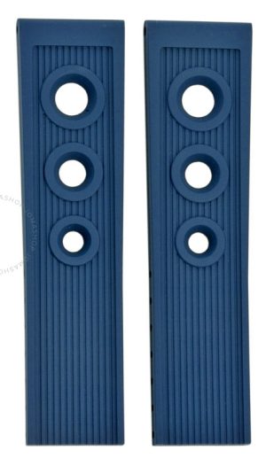20/18 mm Blå Ocean racer gummirem til foldelås