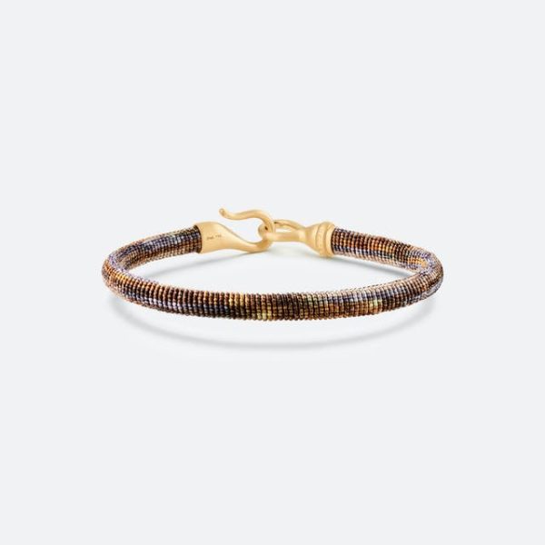 Life armbånd 6mm m/ gull - Velvet rope - Bilde 2