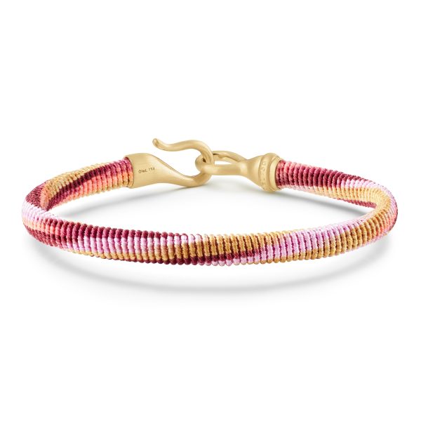 Life armbånd 6mm m/ gull - Berry rope