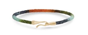 Life armbånd 3 mm, lås i 18K gult gull - Tropic