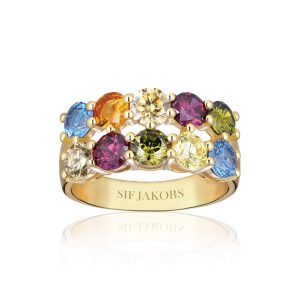 BELLUNO Due Ring Gold plated