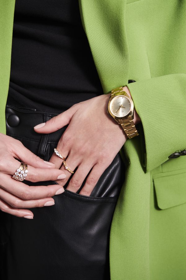 Joelle Double - sølv urskive m/ cubic zirkonia - Bilde 2