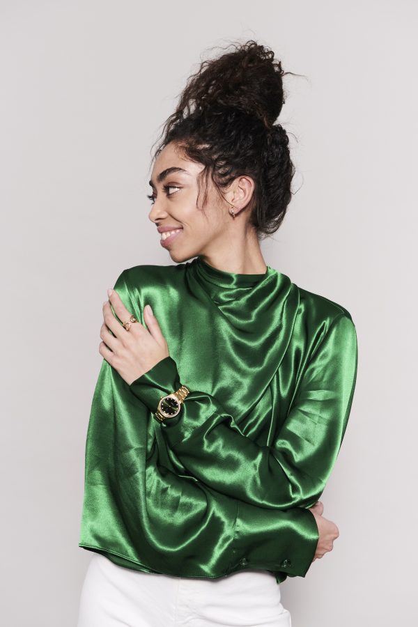 Valeria Double - grønn urskive m/ cubic zirkonia - Bilde 2