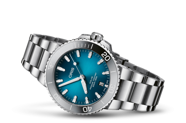 Aquis Date  -Lys Blå 39,5mm - Bilde 3