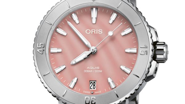 Aquis Date 36,5mm - Rosa perlemor - Bilde 6