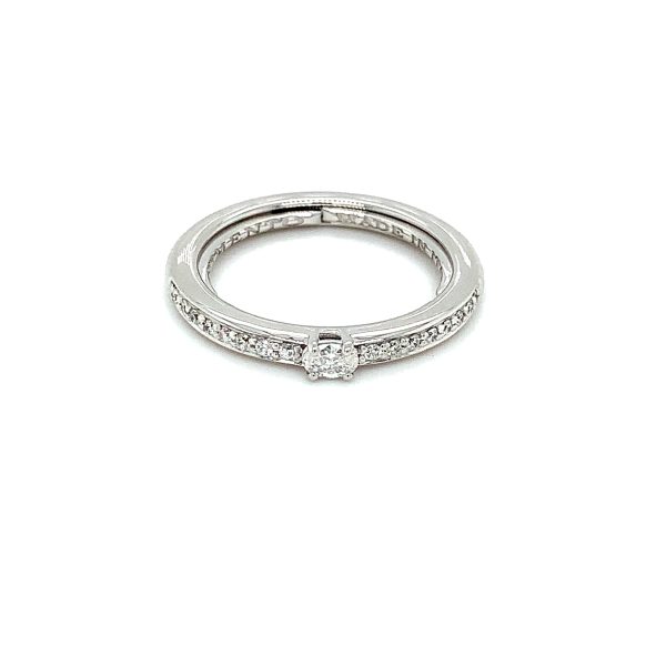 Anello Stack me line ring hvitt gull m/ diamanter - Bilde 3