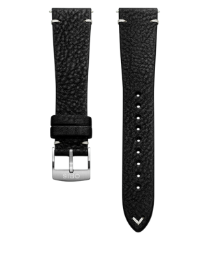 Oris svart skinnrem vintage m/ spenne 20mm