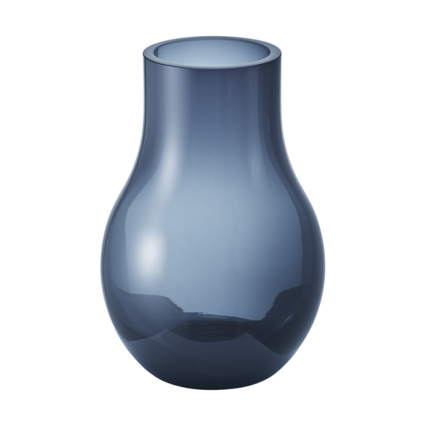 CAFU vase liten, Blått glass