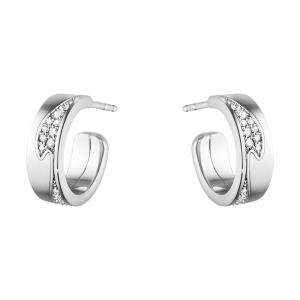 Fusion øreringer m/diamanter