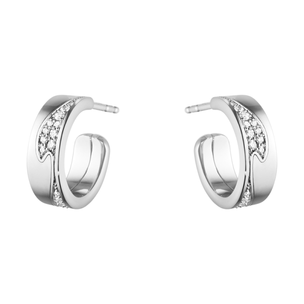 Fusion øreringer m/diamanter